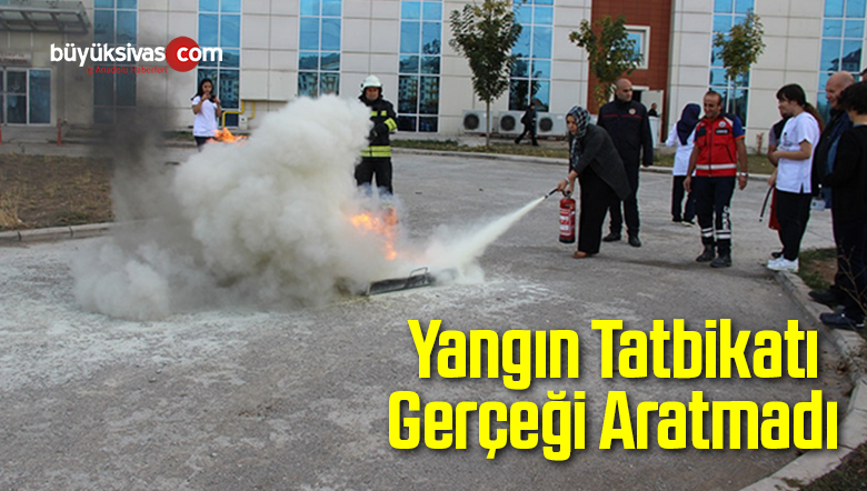Yangın Tatbikatı Gerçeği Aratmadı