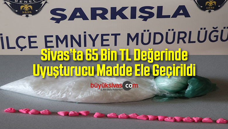 65 Bin TL Değerinde Uyuşturucu Madde Ele Geçirildi