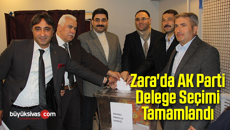 Zara’da AK Parti Delege Seçimi Tamamlandı
