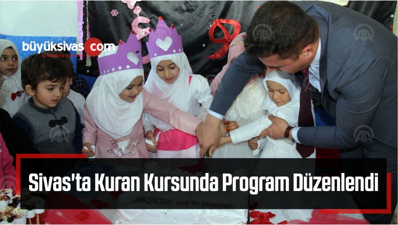 Hafik'te Kuran Kursunda Program Düzenlendi