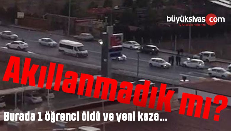 Ölümlü Kaza Yaşanan Bölgede Kaza Görüntüleri ihbar Hattımızda