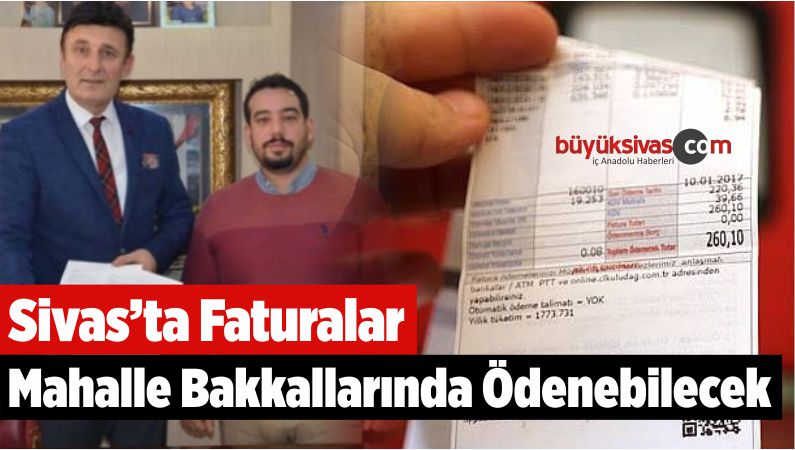 Sivas’ta Faturalar
