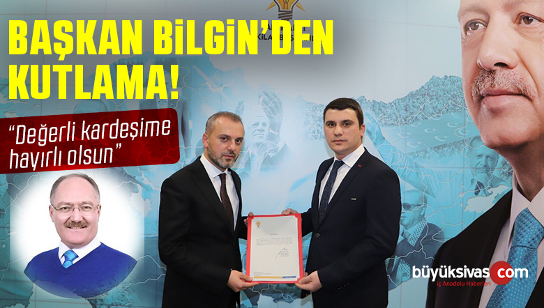 Sivas Belediye Başkanı Bilgin “Değerli Kuruçay’a Hayırlı Uğurlu Olsun!”