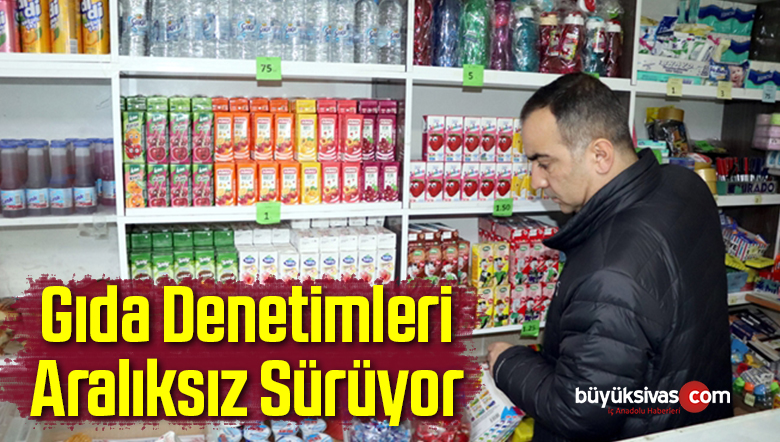 Gıda Denetimleri Aralıksız Sürüyor