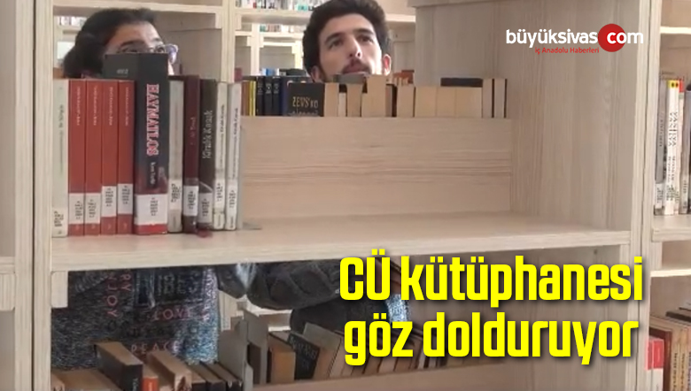 CÜ Kütüphanesi Göz Dolduruyor
