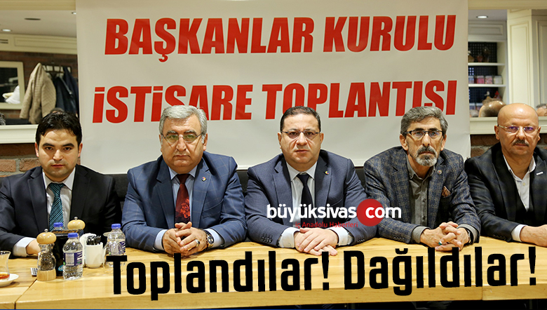 Sivaslı Başkanlar Kurulu 2019 Yılını Değerlendirmek için Toplandılar! Dağıldılar!