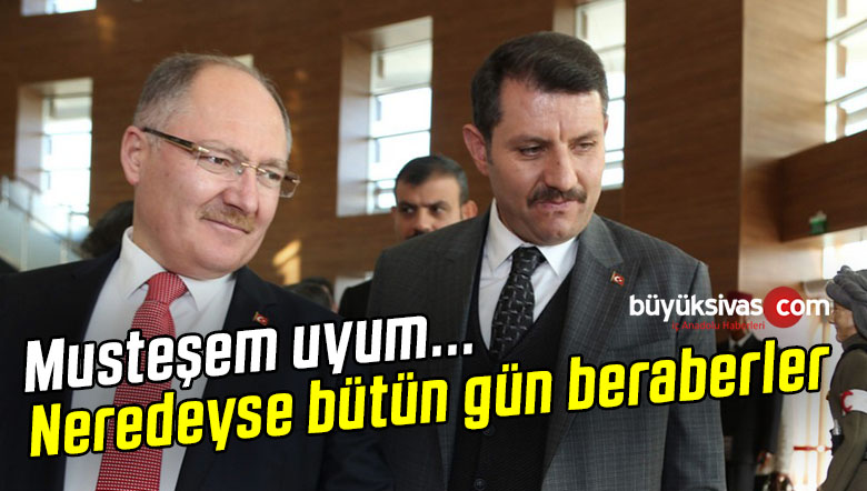 Sivas Belediye Başkanı ve Sivas Valisi’nin Muhteşem Uyumu Göz Dolduruyor