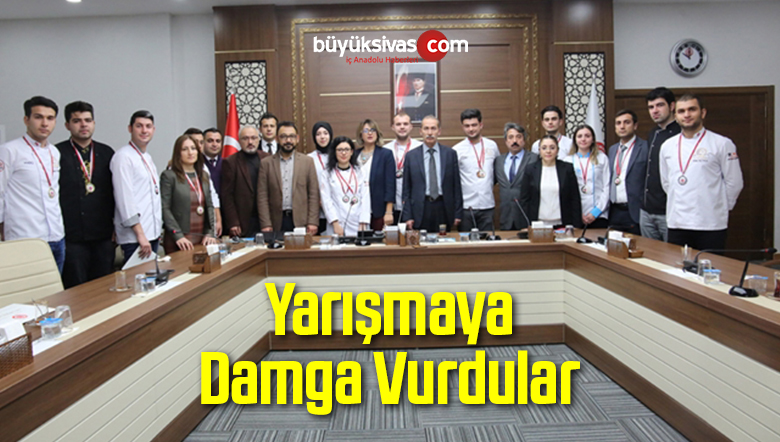 Yarışmaya Damga Vurdular