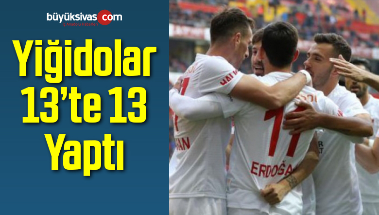 Yiğidolar 13’te 13 Yaptı