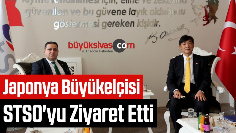 Japonya Büyükelçisi Akio Miyajima, STSO'yu Ziyaret Etti