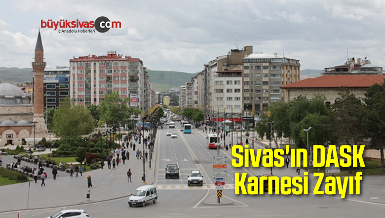 Sivas’ın DASK Karnesi Zayıf