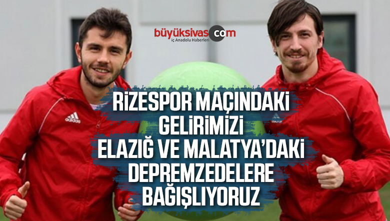 Mert Hakan ve Emre Kılınç’tan Elazığ İçin Destek Kampanyası