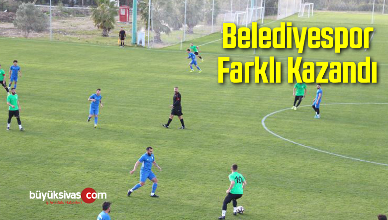 Belediyespor Farklı Kazandı