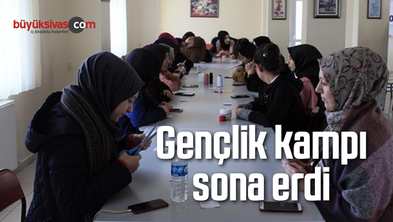 Gençlik kampı sona erdi