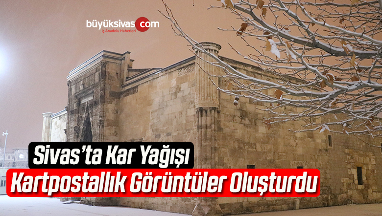 Kar Yağışı Kartpostallık Görüntüler Oluşturdu