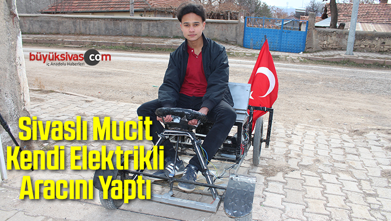 14 Yaşında Kendi Elektrikli Aracını Yaptı