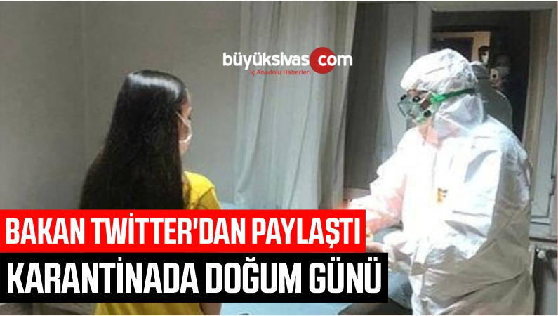 BAKAN TWİTTER'DAN PAYLAŞTI