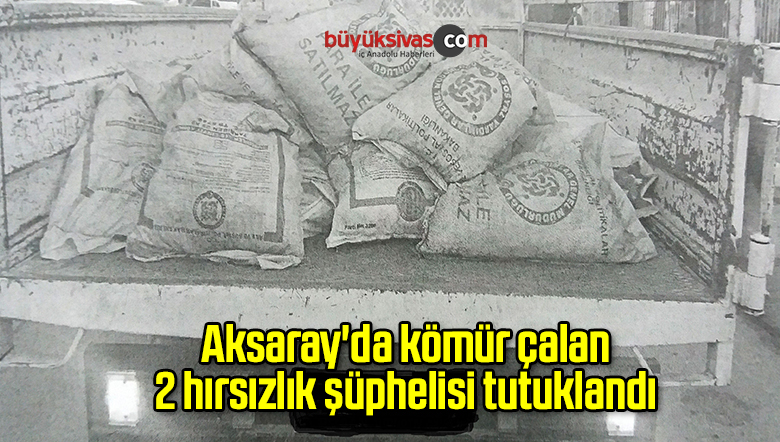 Aksaray’da kömür çalan 2 hırsızlık şüphelisi tutuklandı