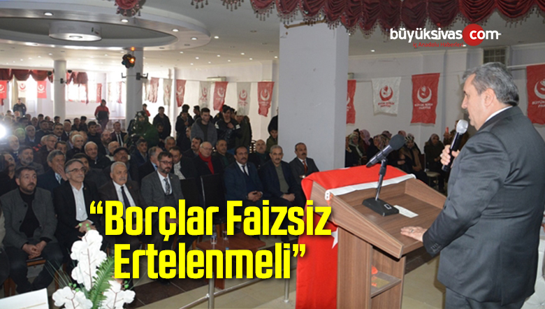 Borçlar Faizsiz Ertelenmeli