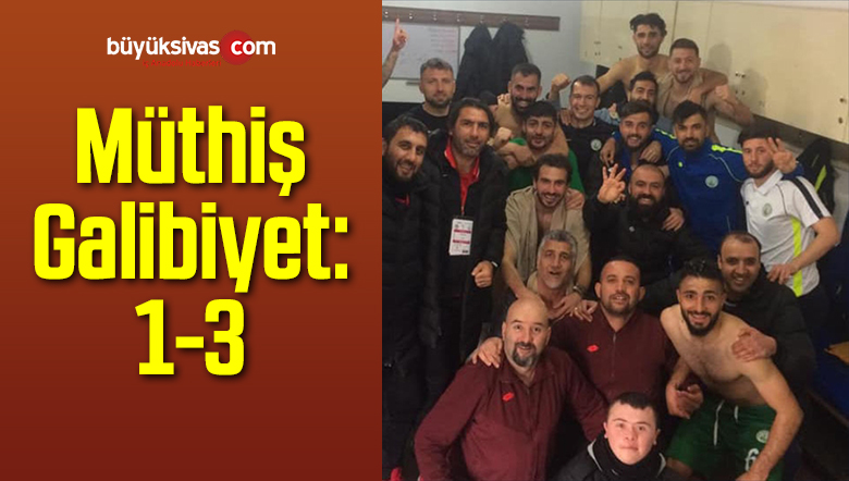 Müthiş Galibiyet: 1-3