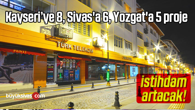 Sivas’ta istihdam Artacak! Sivas’tan Kaç Proje Geçti! Destekler Neler?