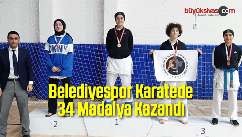 Belediyespor Karatede 34 Madalya Kazandı