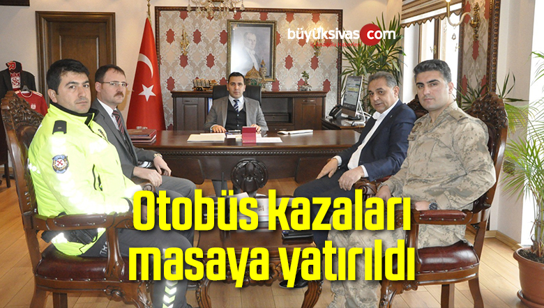 Otobüs kazaları masaya yatırıldı