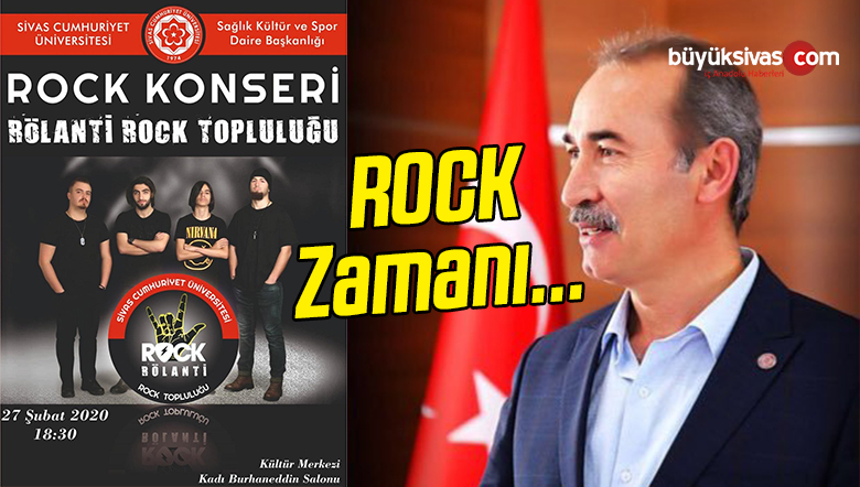 Cumhuriyet Üniversitesi 27 Şubat’ta Rock Konseri Düzenleyecek!