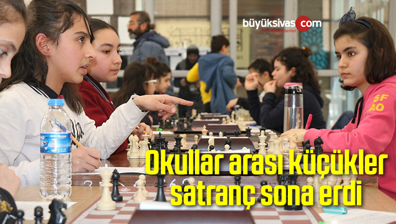 Okullar arası küçükler satranç sona erdi