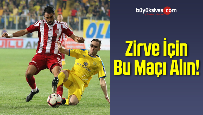 Zirve İçin Bu Maçı Alın!