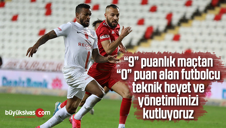 Antalyaspor ile karşılaşan Sivasspor rakibine 1-0 mağlup oldu