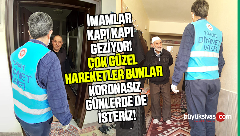 Sivas Gürün Şevki Sözen Cami imamı Bekir Şimşir ‘den Örnek Davranış