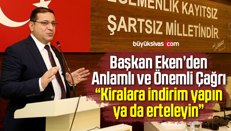 Başkan Mustafa Eken mülk sahiplerine çağrıda bulundu