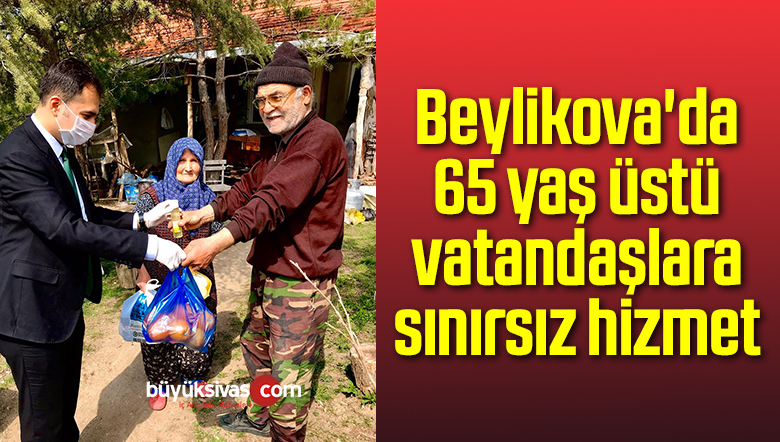 Beylikova’da 65 yaş üstü vatandaşlara sınırsız hizmet