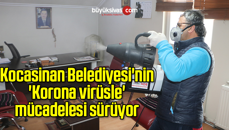 dezenfekte çalışmalarına