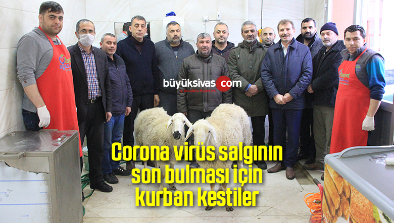 Sivas Demirciler Odası Hayat Ağacı Derneğinde kurban kestirdi