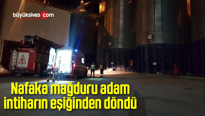 Nafaka mağduru adam intiharın eşiğinden döndü