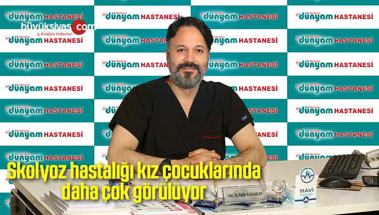 Skolyoz hastalığı kız çocuklarında daha çok görülüyor
