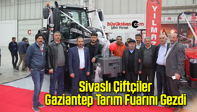 Sivaslı Çiftçiler Gaziantep Tarım Fuarını Gezdi 