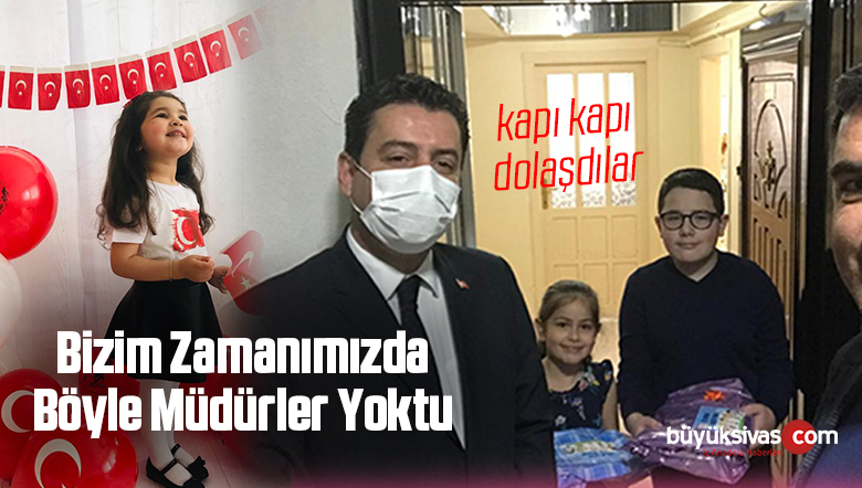 Sivas Milli Eğitim Müdürü Müdür Yardımcıları ve Şube Müdürlerinden Nezaket Örneği