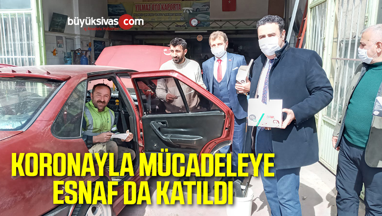 Koronayla Mücadeleye Esnaf Da Katıldı