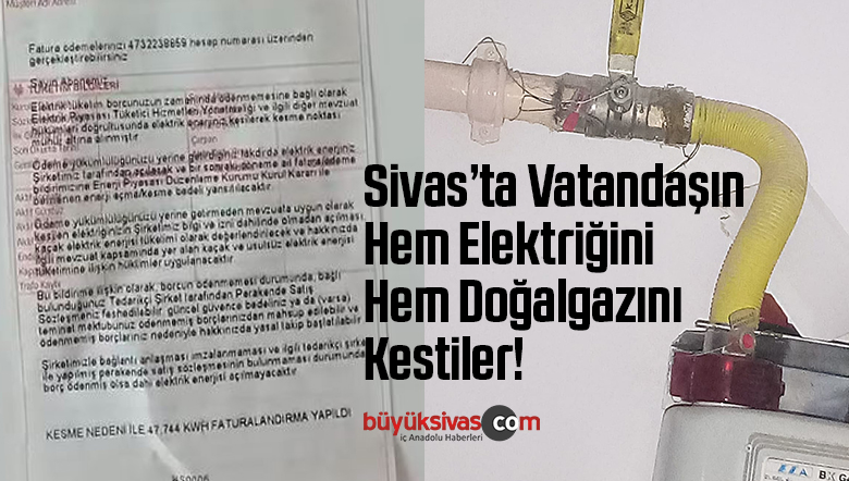 Doğalgazını Kestiler