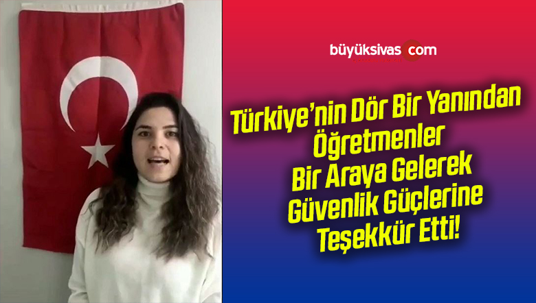 teşekkür etti