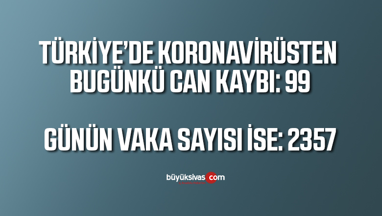Türkiye’de Koronadan Ölenlerin Sayısı 2805’e Yükseldi