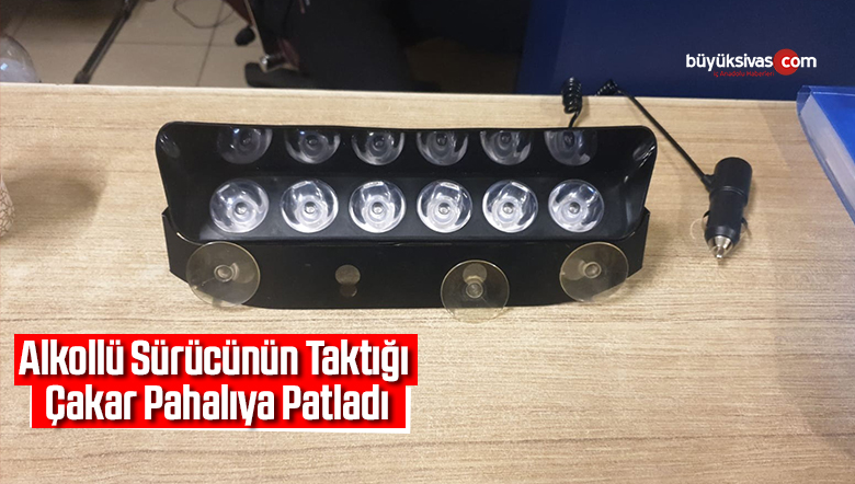 Alkollü Sürücünün Taktığı Çakar Pahalıya Patladı