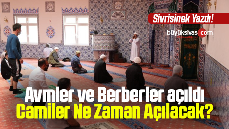 Sivrisinek Yazdı! Avmler Berberler açıldı Camiler Ne Zaman Açılacak?