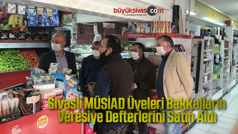 Sivaslı MÜSİAD Üyeleri Bakkalların Veresiye Defterlerini Satın Aldı