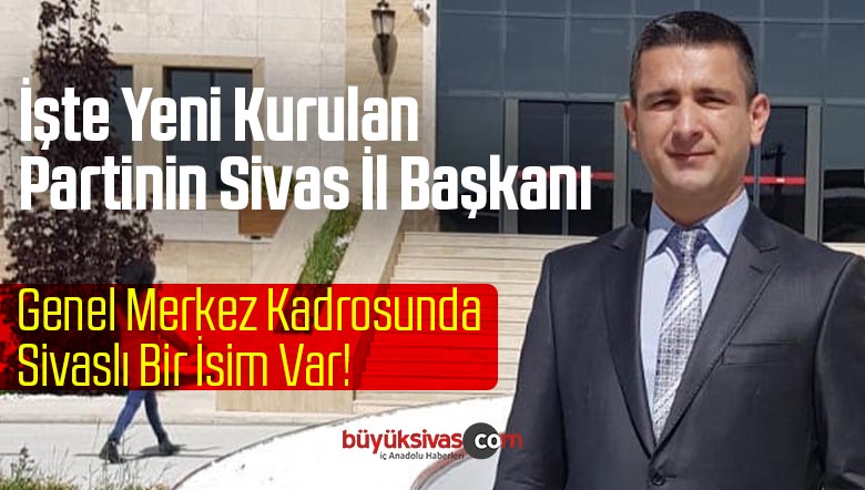 Güç Birliği Partisi (GBP) Sivas il Başkanı Tahir Gündem Olarak Açıklandı!