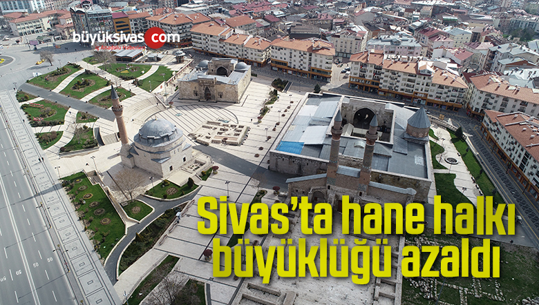 Sivas’ta hane halkı büyüklüğü azaldı
