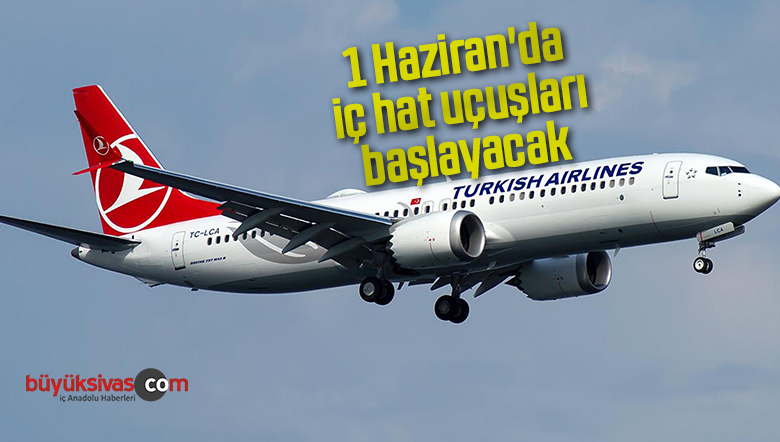1 Haziran’da iç hat uçuşları başlayacak